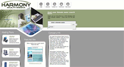 Desktop Screenshot of harmonymultimedia.net